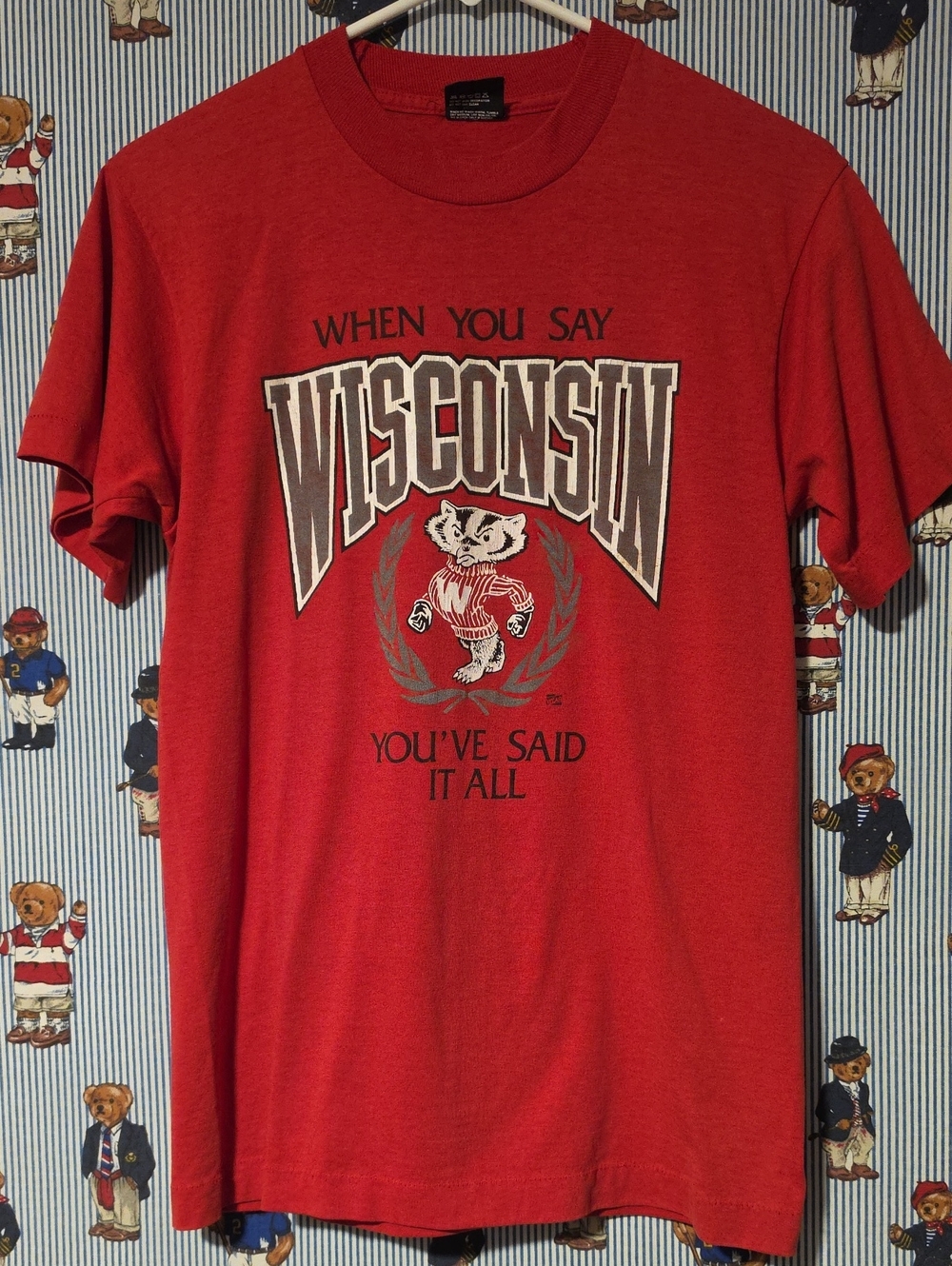 Vtg Screen Stars When You Say Wisconsin, You've Said It All Usa Made Medium